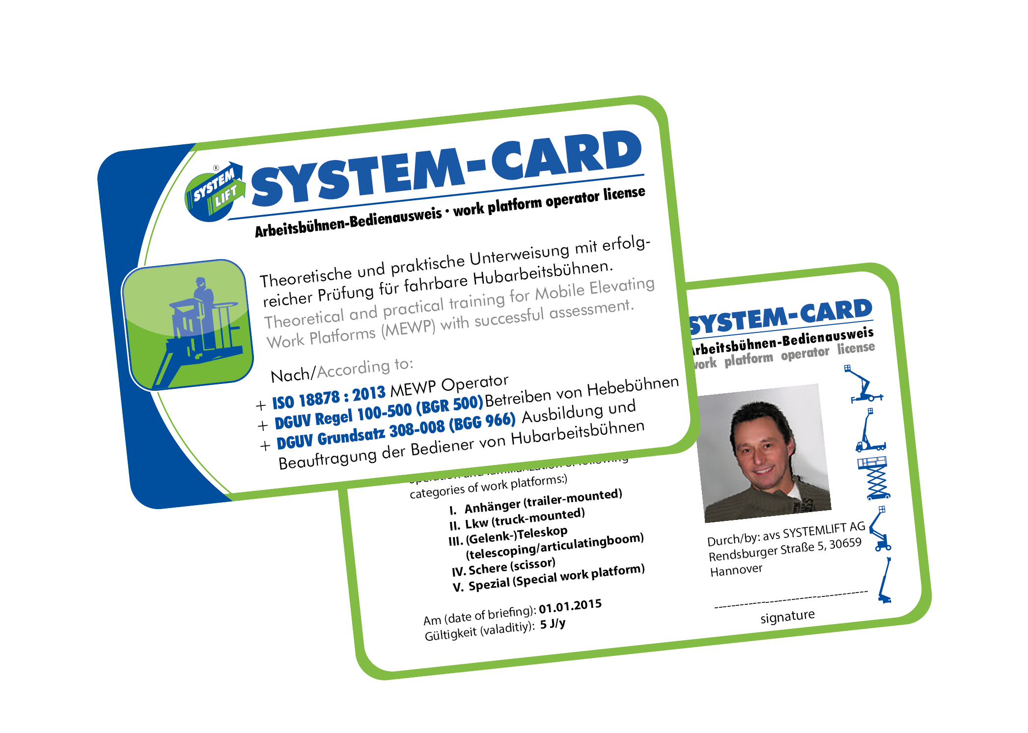 SYSTEM CARD-Bedienerschulungen